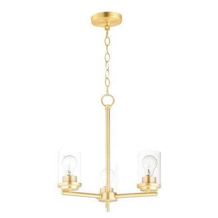 MAXIM LIGHTING Corona 3-Light Chandelier 10203CLSBR